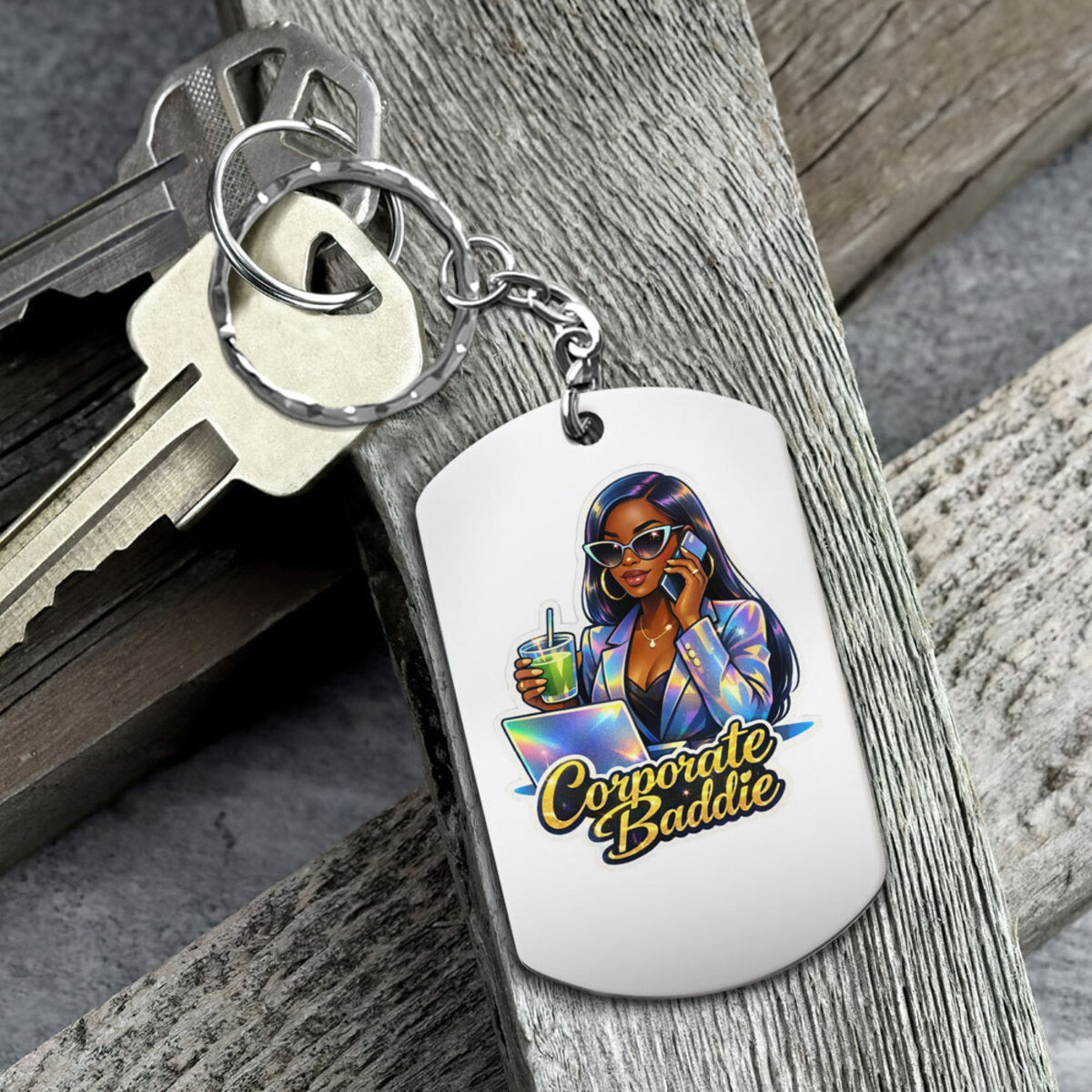 Aluminium Keychain