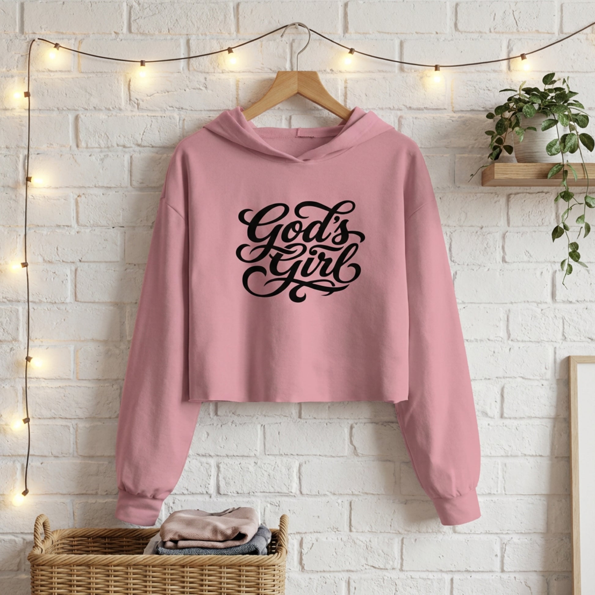God's Girl Cropped Hoodie