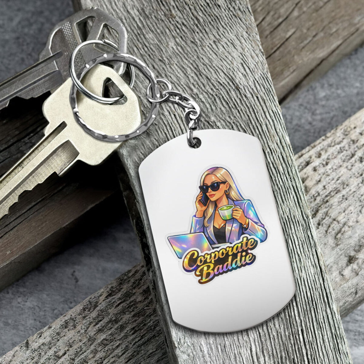 Aluminium Keychain